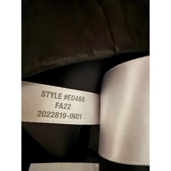 $525 New Madewell Washed Leather Motorcycle Jacket - Black - Small - Picture 11 of 11